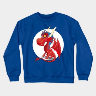 Cute Baby Dragon Crewneck Sweatshirt